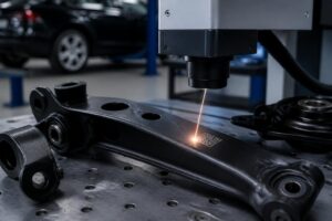 Wie Autowerkstätten pulverbeschichtete Teile mit Lasern markieren